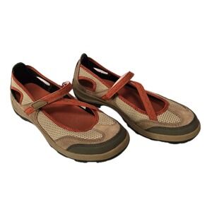 Lands End Womens Water Sport Sandal Hiking Trail Shoes Size 9B Kayak Closed Toe